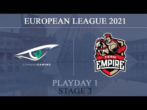 Cowana vs Empire @Bank | European League 2021 Playday 1 | Cowana Gaming vs Team Empire