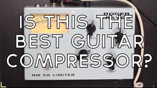 Video thumbnail for Roger Mayer RM58 Compressor/Limiter on guitar by Lance Seymour - Gear Talk by Lance Seymour