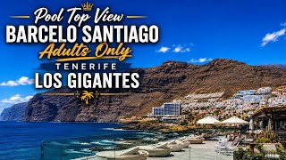 Rooftop view barcelo santiago adults only tenerife los gigantes 😍