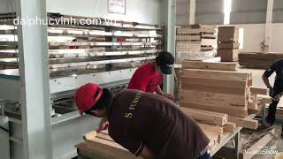 Máy ép nóng, máy ép nóng veneer 5 tầng
