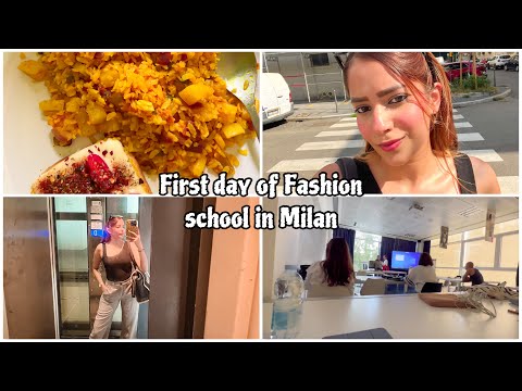 Life in Milan | My first day of fashion school in Milan 🤍 Domus Academy