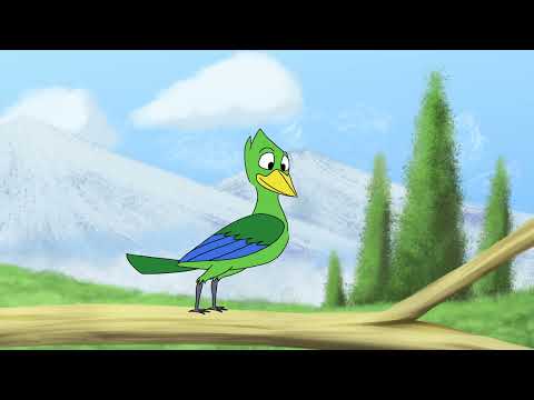 2D Bird Cut Out Animation (OpenToonz)