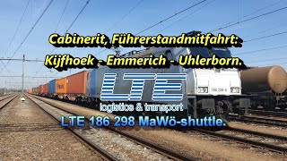 [4K] Cabinerit, Führerstandsmitfahrt: Kijfhoek - Emmerich - Keulen - Koblenz - Mainz - Uhlerborn