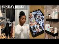 SUNDAY RESET | 2023 vision boarding, redecorating, closet de-clutter, deep cleaning, & more