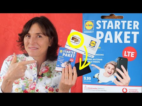 Lidl Prepaid SIM Karte freischalten und einlegen. Smartphone einfach erklärt.