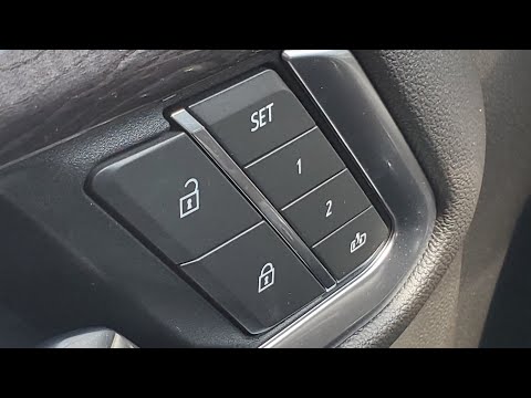 How to set up your Memory Seats in the 2022 Chevrolet Models