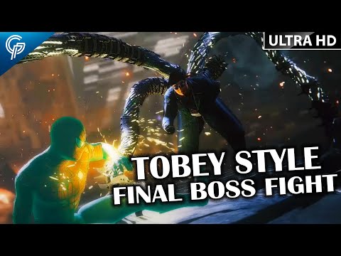 TOBEY STYLE Final Boss Fight vs Doc Ock and Cinematic Cutscenes | Marvel's Spider-Man PC Mods