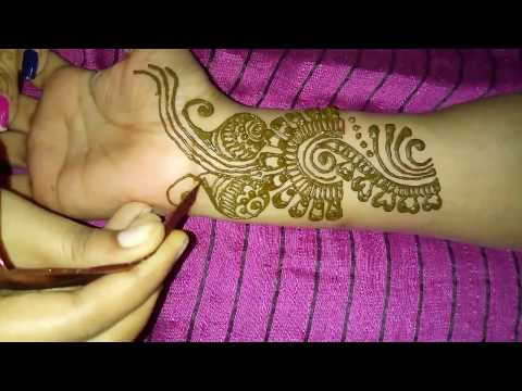 मेहंदी डिज़ाइन । Simple and easy mehndi arabic || Beautiful mehndi designs || step by step tutorials Video