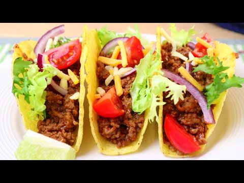 Try this easy Recipe, and You will Make Classic Amazing TACOS - Season’s Festive Food | Mexican Dish