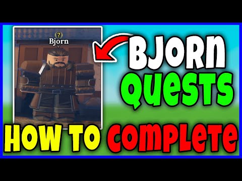 How to COMPLETE BJORN QUESTS in THE FORGE FAST - COMPLETE BJORN QUEST GUIDE Roblox