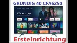 Grundig 40 CFA 6250 Wien/Programme sortieren/ordnen. Ersteinrichtung/Fernbedienung koppeln