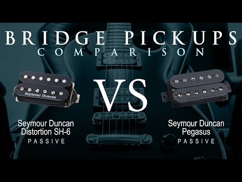 Seymour Duncan DISTORTION SH-6 vs PEGASUS - Bridge Pickup Guitar Tone Comparison Demo