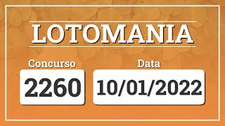 Capa de LOTOMANIA 2260