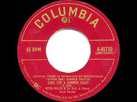 1956 Mitch Miller - Song For A Summer Night (vocal version)