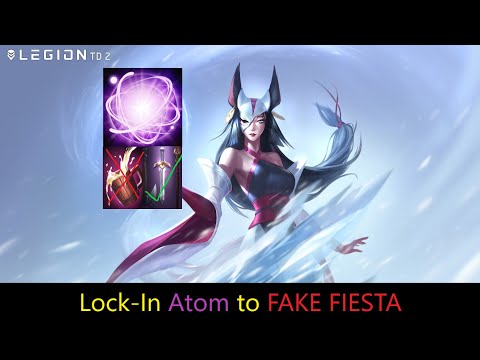 Legion TD 2 - FAKE FIESTA?! Using Lock-in Atom to confuse the opponent