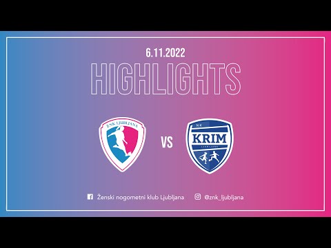 SŽNL 22/23 ŽNK Krim - ŽNK Ljubljana