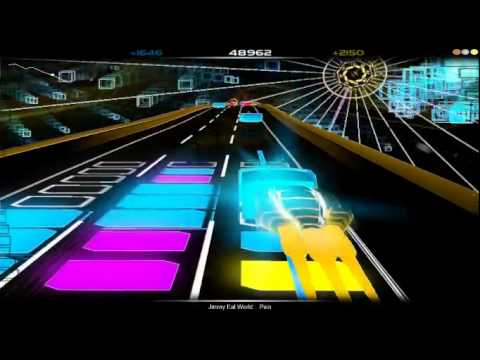Let's Play Audiosurf! (Jimmy Eat World- Pain)