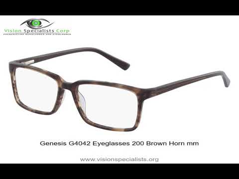 Genesis G4042 Eyeglasses 200 Brown Horn mm