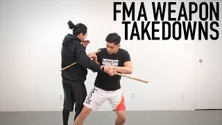 FILIPINO MARTIAL ARTS WEAPON TAKEDOWNS | TECHNIQUE TUESDAY