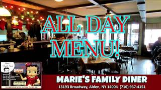 DISC 36 - "Marie's Family Diner", Alden , NY