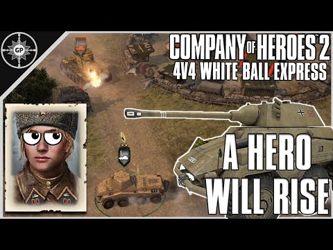 THE RAID THAT CHANGED THE GAME! | 4v4 White Ball Express | CoH2 Cast #77