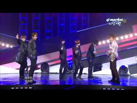 Super junior - A-CHA @ the Music Core 111001