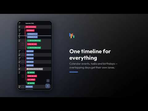 Timelines: Agenda App + Widget video thumbnail