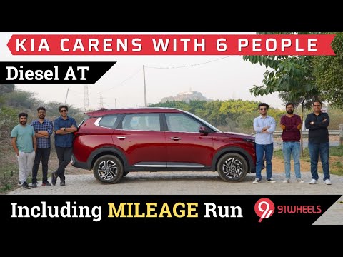    0:01 / 23:01   Kia Carens Diesel Automatic Review With 6 People || Mileage Run Included 