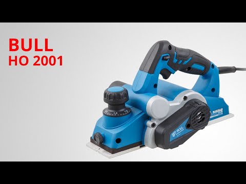 фото рубанок электрический bull (бул) ho 2001 850 вт, ширина до 82 мм, глубина до 2 мм 0
