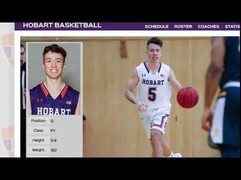 Highlights David Corrales @ Hobart College ‘20