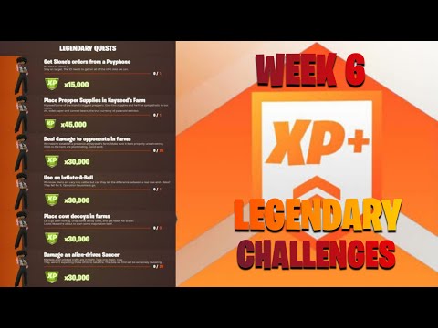 All Week 6 Legendary Quest Challenges Guide (Fortnite - Chapter 2 Season 7)