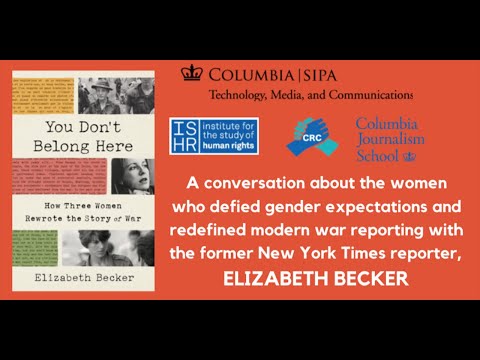 A Conversation with Elizabeth Becker