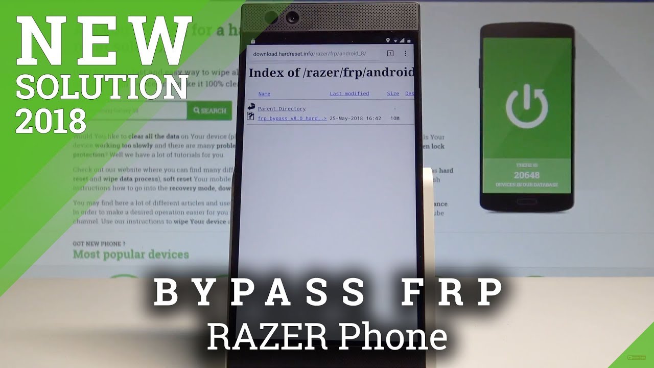How to Bypass Google Verification in RAZER Phone - Unlock FRP |HardReset.Info