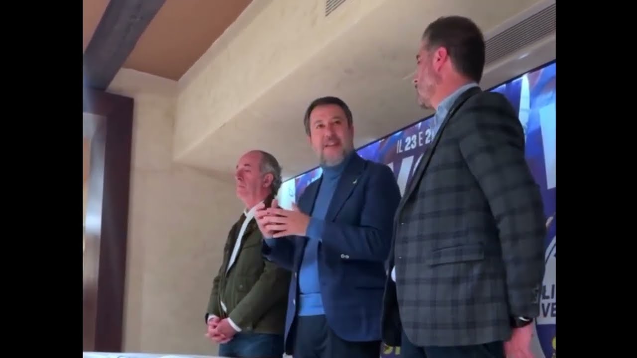 SALVINI IN VENETO: "L'OBBIETTIVO È, LEGA PRIMO PARTITO"