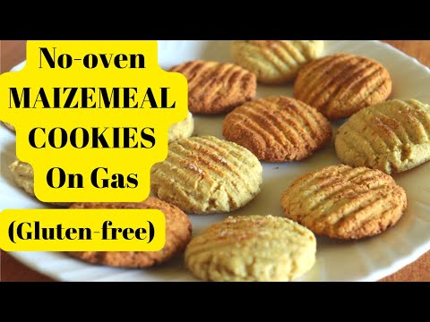 How to Make Cornmeal Gluten-free Cookies Without an Oven| on your Gas Cooker| No-oven Cookie Recipe