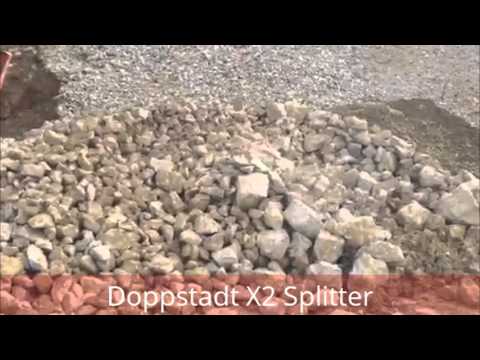 Splitter - Doppstadt X2 Splitter in Operation