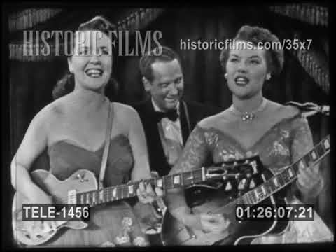 LES PAUL & MARY FORD with Patti Page play "Tiger Rag" LIVE hot !  1953