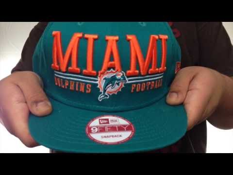 Dolphins 'NFL LATERAL SNAPBACK' Aqua Hat by New Era
