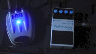 Video thumbnail for Boss DD-3 vs Danelectro FAB Delay by indiebein