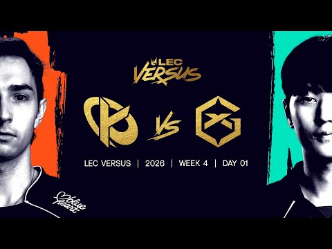 KC vs GX | 2026 LEC Versus - Week 4 Day 1 | Karmine Corp vs GIANTX