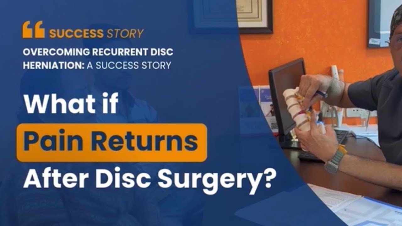 What if pain returns after Spine Surgery- Overcoming Recurrent Disc Herniation | A Success Story !!