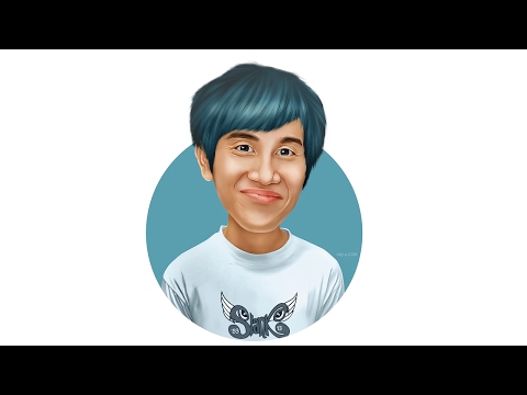 Neon Glow Effect Portrait Photoshop Tutorial