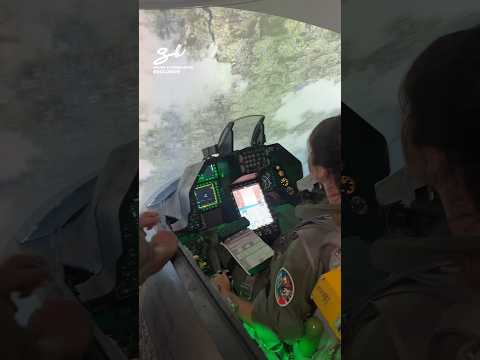 She's literally jetting off from her own home! 🛫 #jet #simulator #airplane