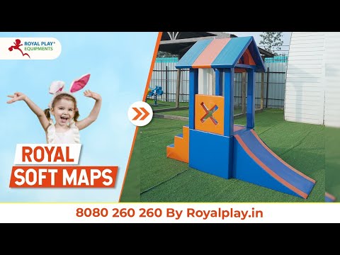 Royal Soft MAPS 04 | Soft Play Equipments|Indoor play For Pre School Kids 8080260260 by royalplay.in