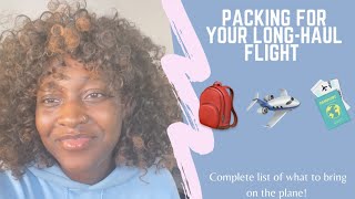 TOP 20 FLIGHT PACKING LIST ITEMS FOR IN PLANE CARRY-ON LUGGAGE | Nigerian Immigrant in Canada 🇨🇦