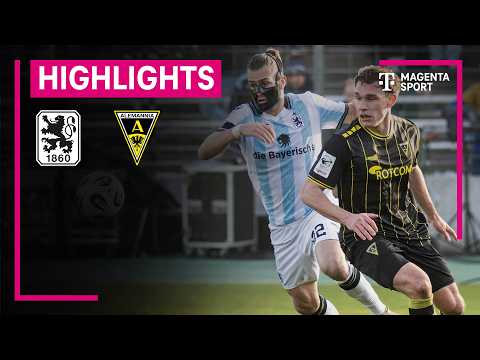 TSV 1860 München - Alemannia Aachen | Highlights 3. Liga | MAGENTA SPORT