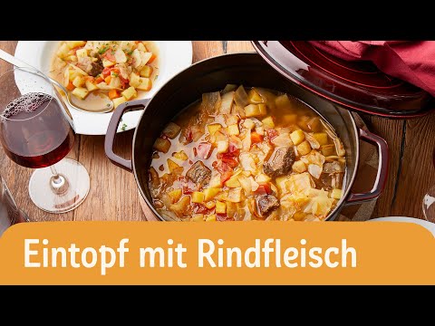 Eintopf mit Rindfleisch und Gemüse – Calle kocht 🍲 | REWE Deine Küche