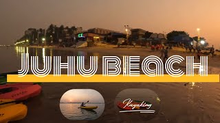 Juhu beach ☀️🏖️ kayaking water sport | water activity at Juhu beach 😳 kayaking at Mumbai