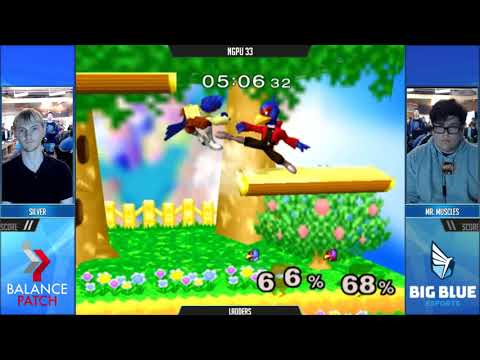 NGPU 33 SSBM - GVS | Silver Alloy (Default Falco) vs. Mr. Muscles (Red Falco) - Melee Ladder