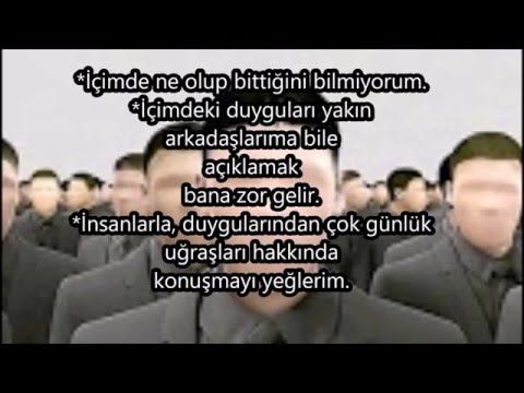 Duygu Körlüğü : Aleksitimi  Hakkında Herşey